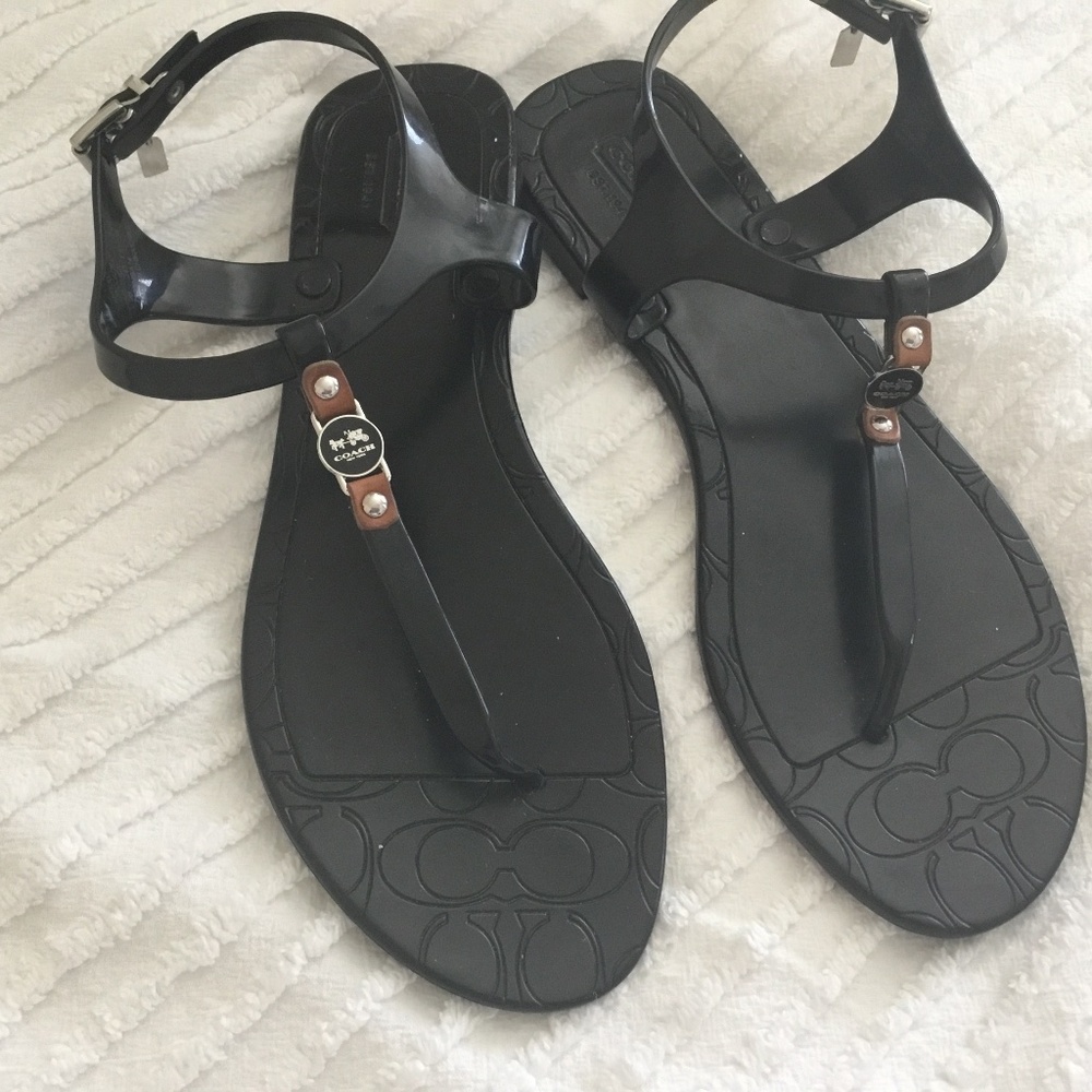 COACH PICADILLY JELLY SANDALS